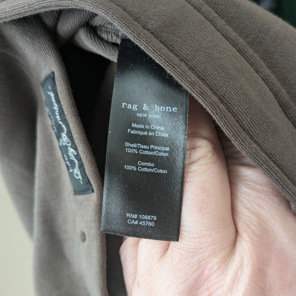 Gray Button-Up Shirt Rag & Bone - Picture 3 of 5